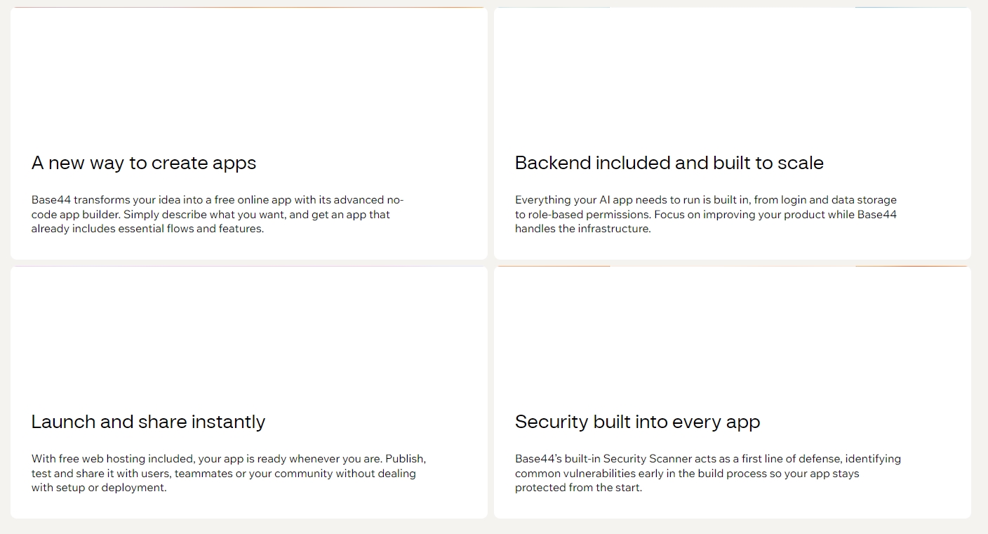 vantaggi-base44-app-builder